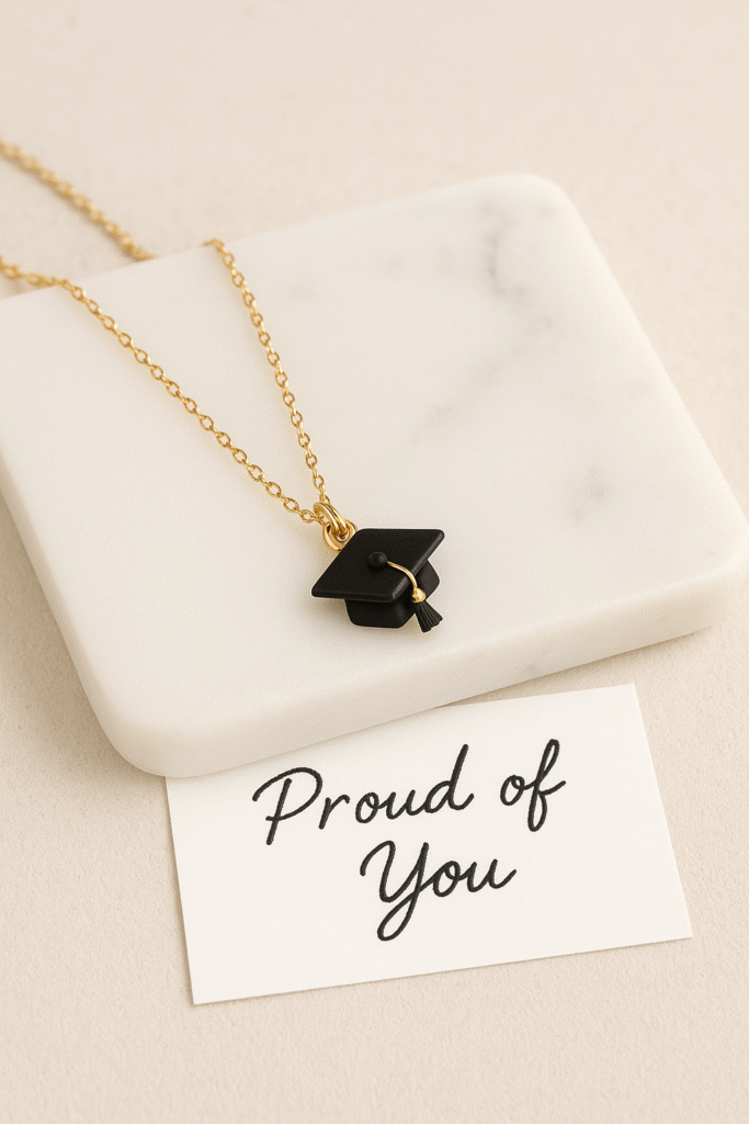 Graduation Cap-Inspired Pendant Jewelry