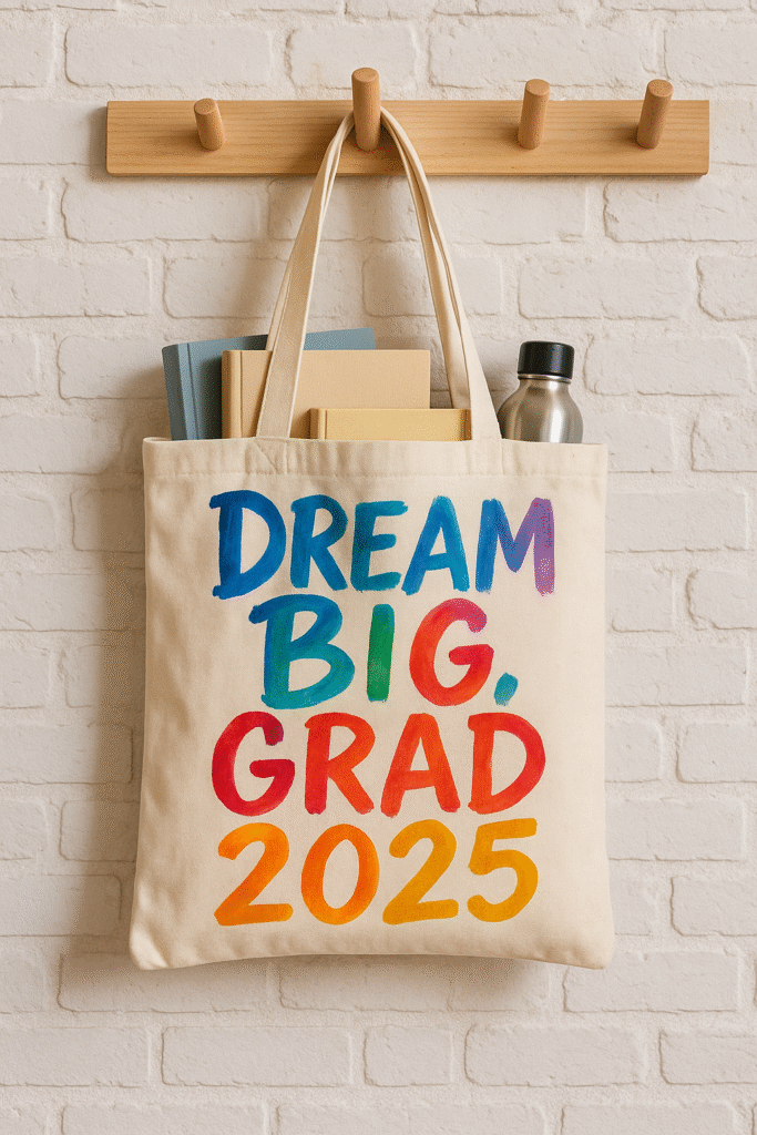 Tote Bag with Hand-Painted Message or Quote