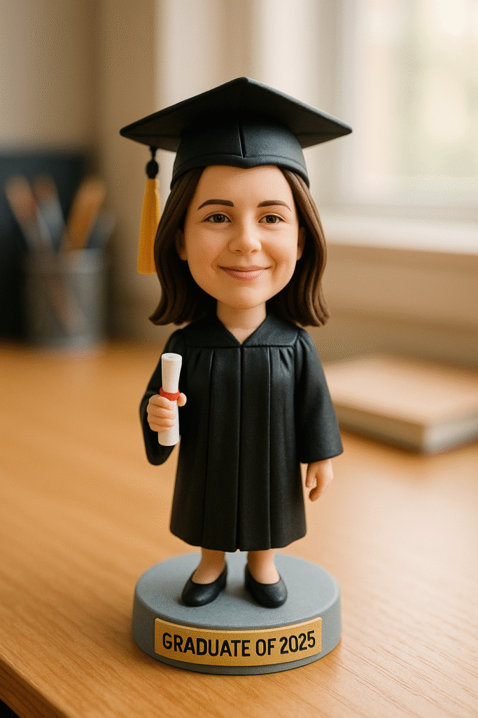 Custom Bobblehead in Cap & Gown