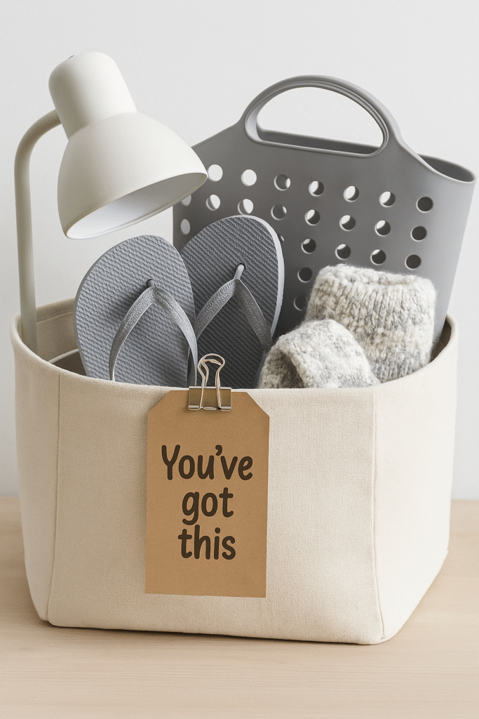 Dorm Essentials Basket