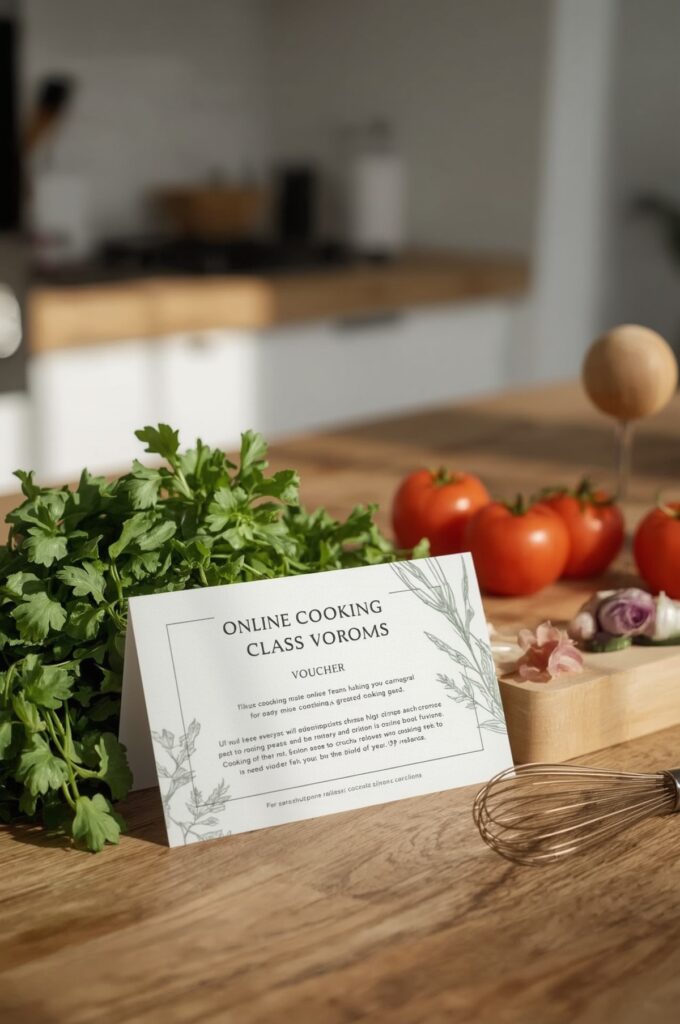 Online Cooking Class Voucher