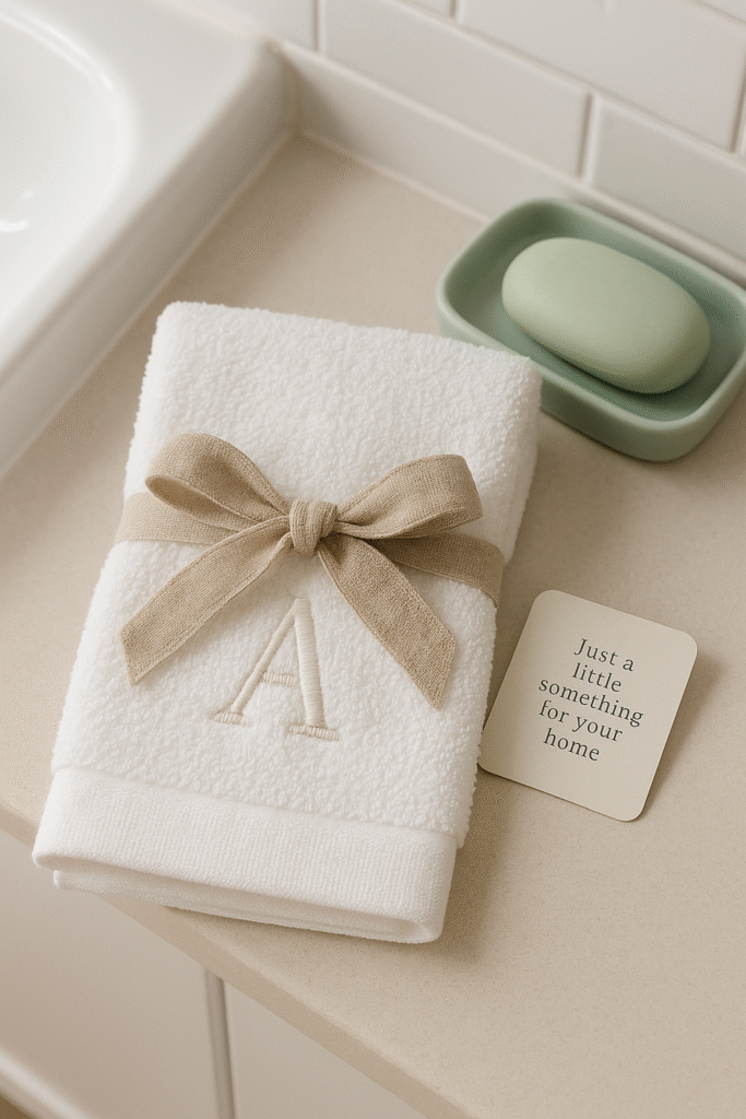 Monogrammed Hand Towel