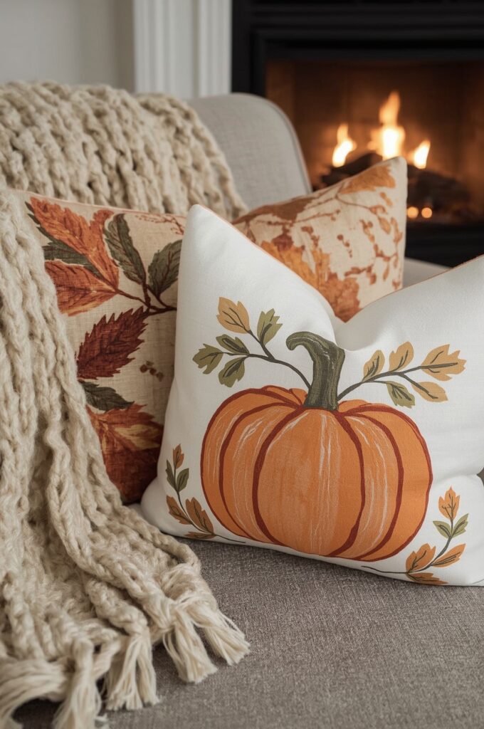 DIY Fall Pillow Covers