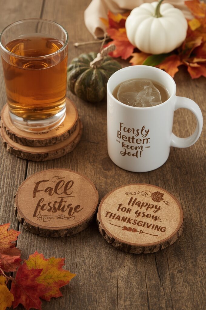 Handcrafted Wooden Coasters