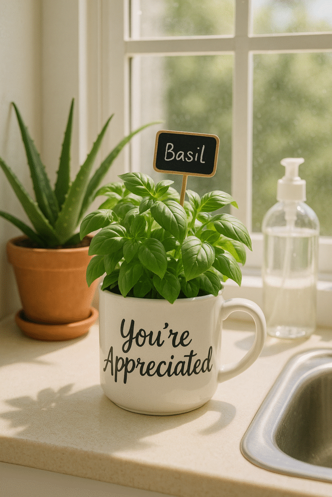 Herb Garden in a Mug