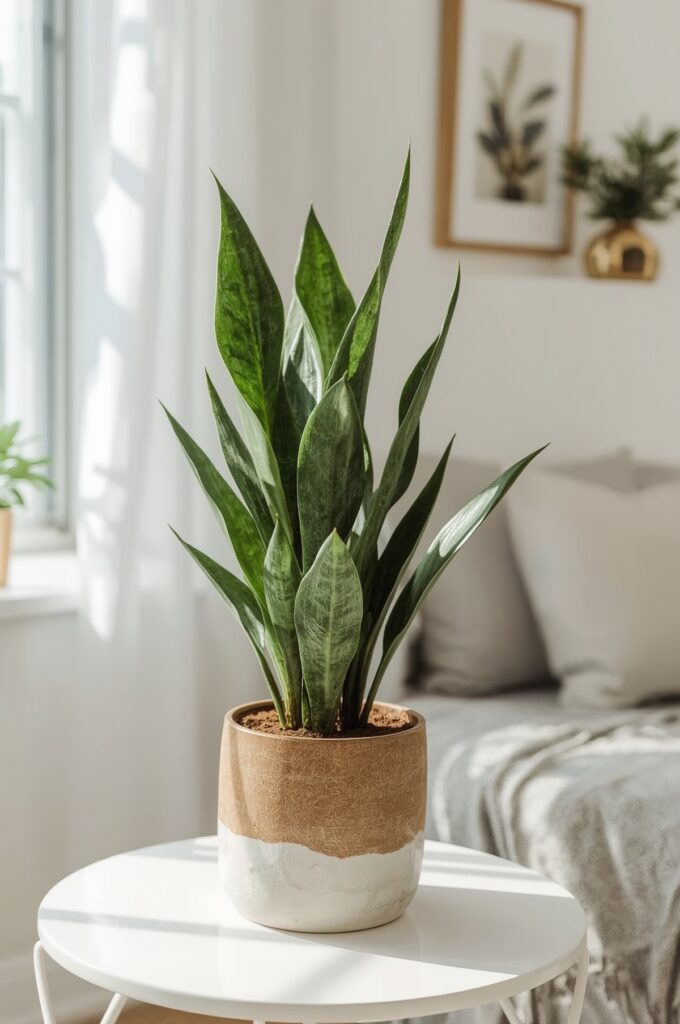 Air-Purifying Plant in a Decorative Pot