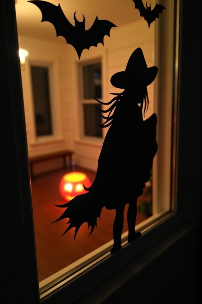 Haunted Window Silhouettes