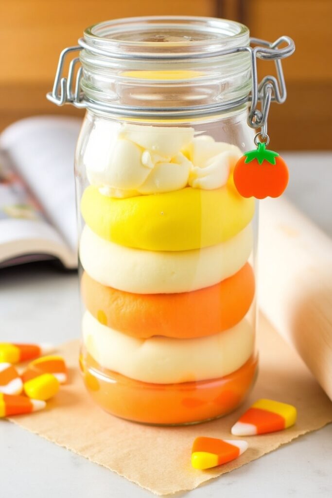Candy Corn Playdough
