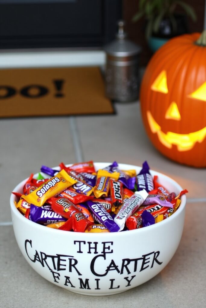 Personalized Trick-or-Treat Bowl