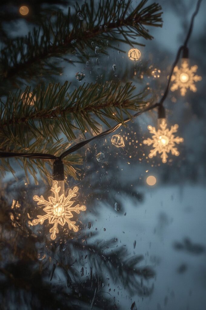 Snowflake String Lights