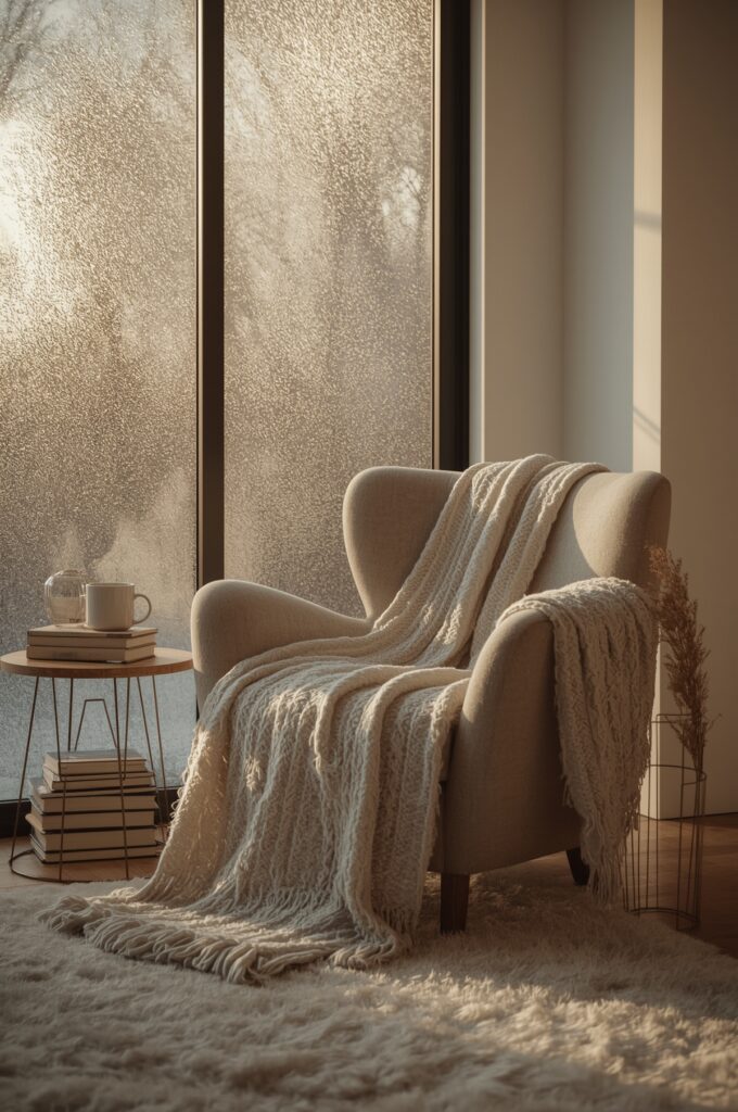 Cozy Reading Chair Throw