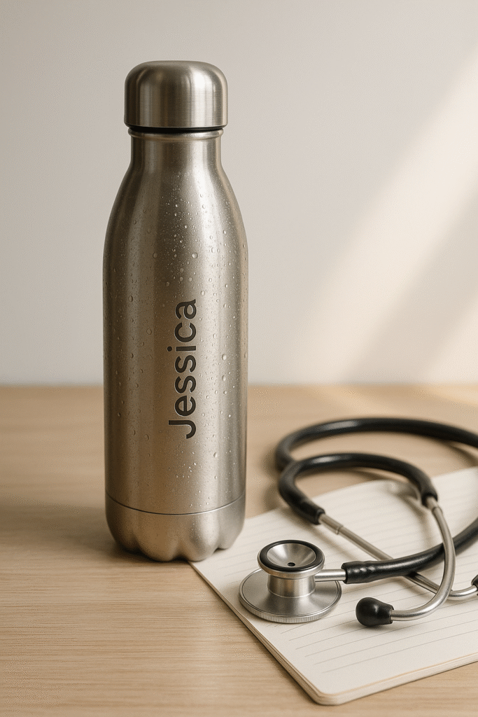 Insulated Water Bottle with Name Engraving