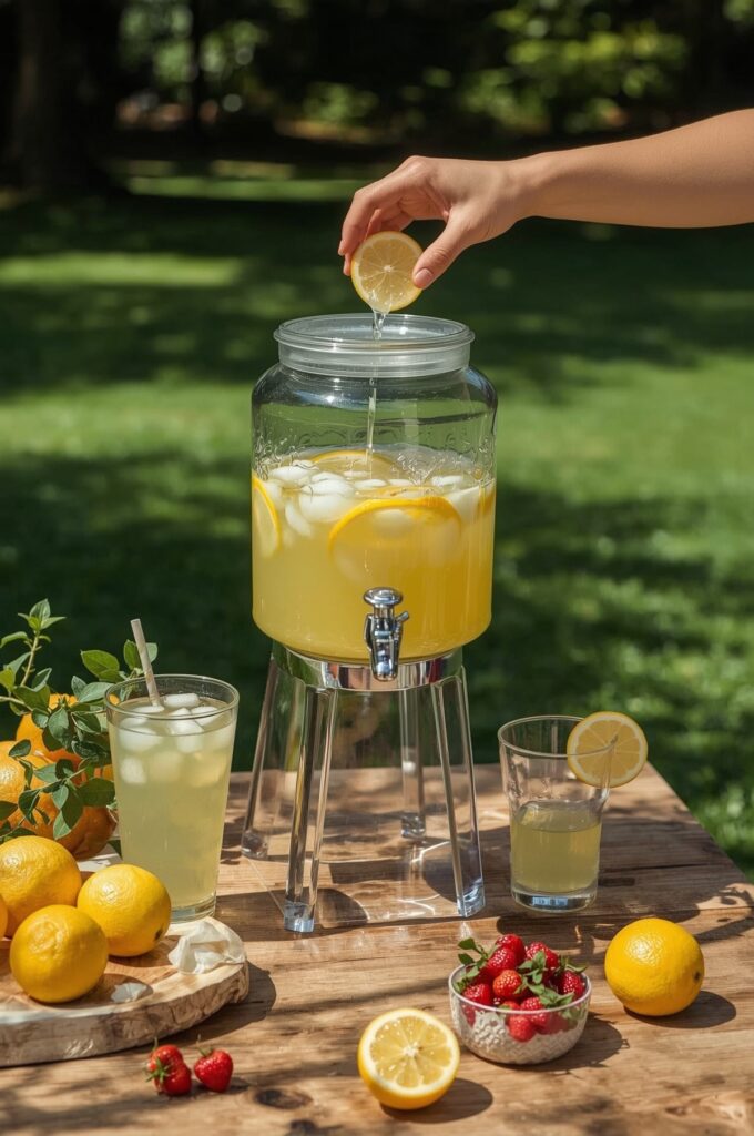 Lemonade & Juice Dispenser Set