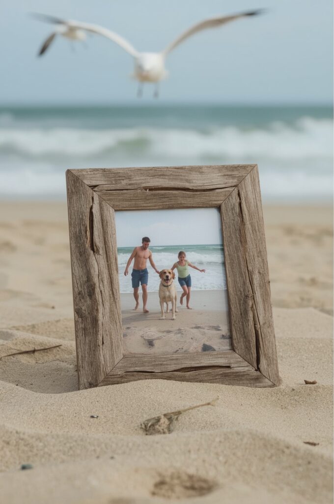 Handmade Driftwood Photo Frame