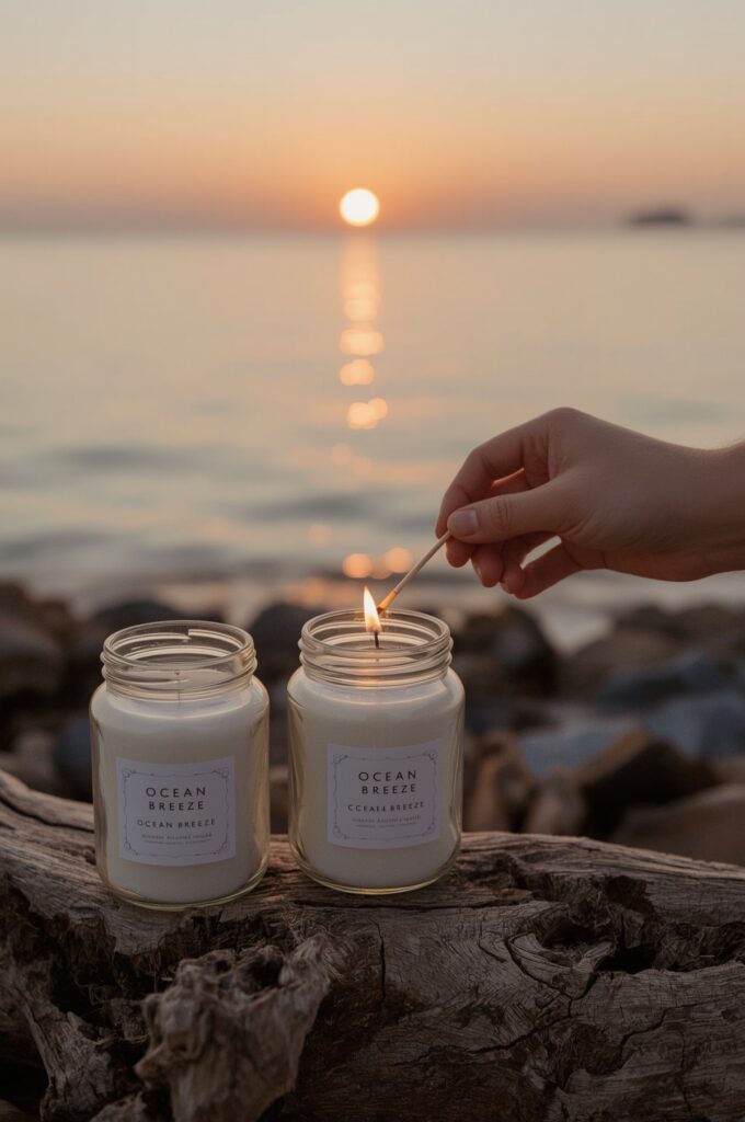 Ocean-Scented Candles