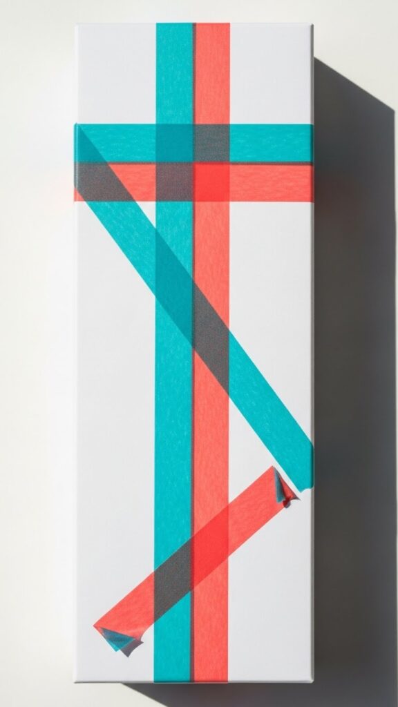 Geometric Designs Using Washi Tape