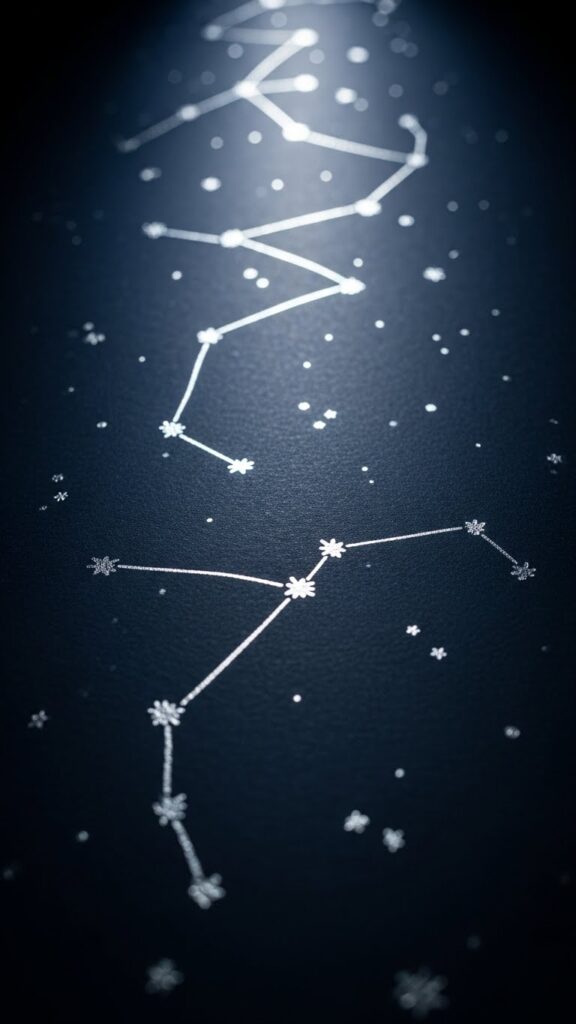 Metallic Marker Doodles on Midnight Blue