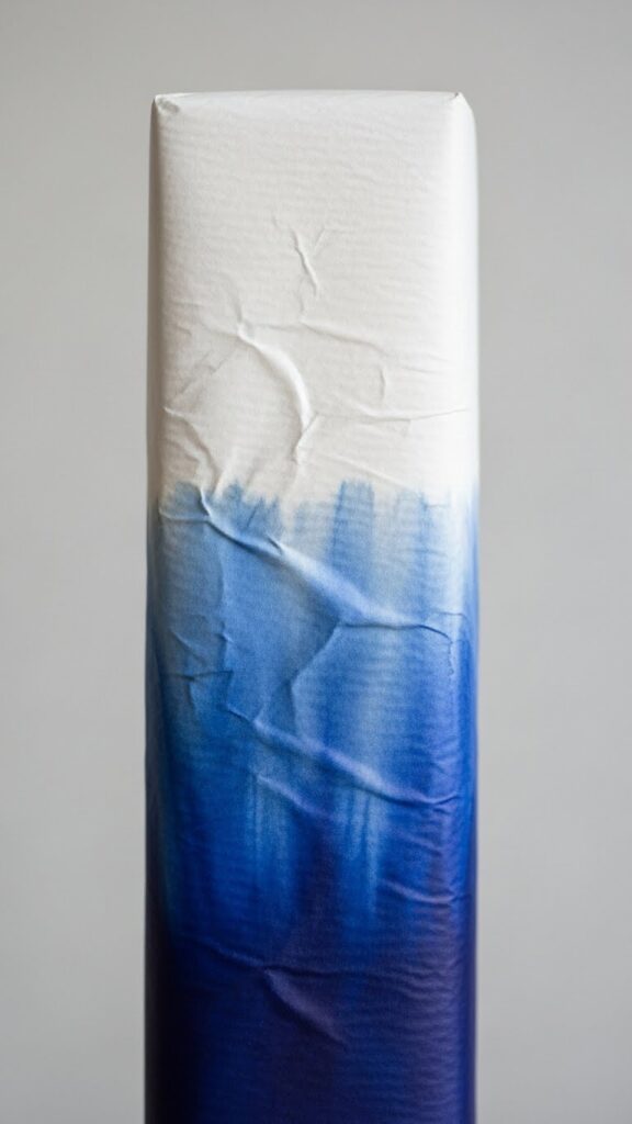 Dip-Dyed Effect on White Drawing Paper