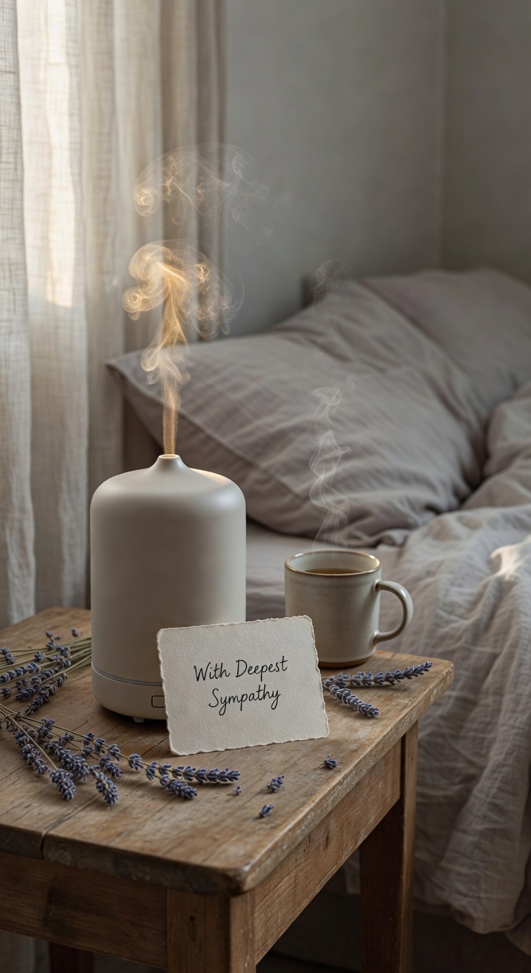 calm through aromatherapy diffusion