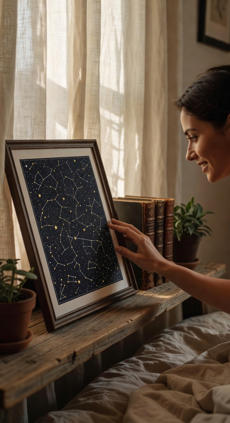 custom celestial night keepsake