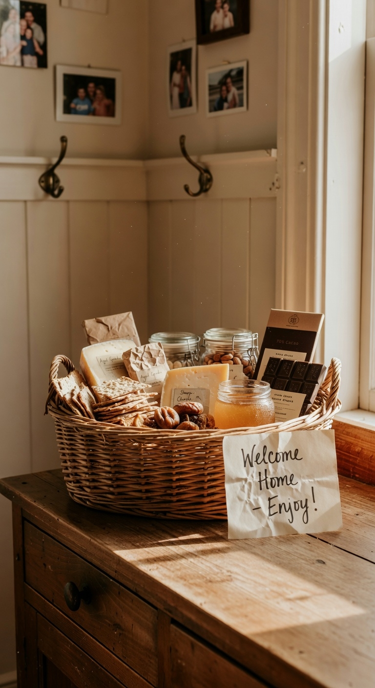 gourmet snack basket delight