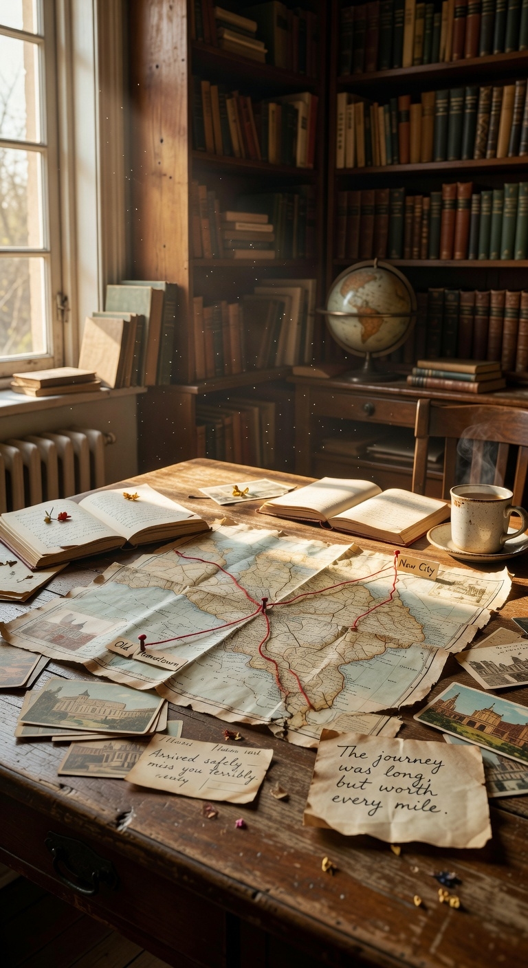 personalized journey map gift