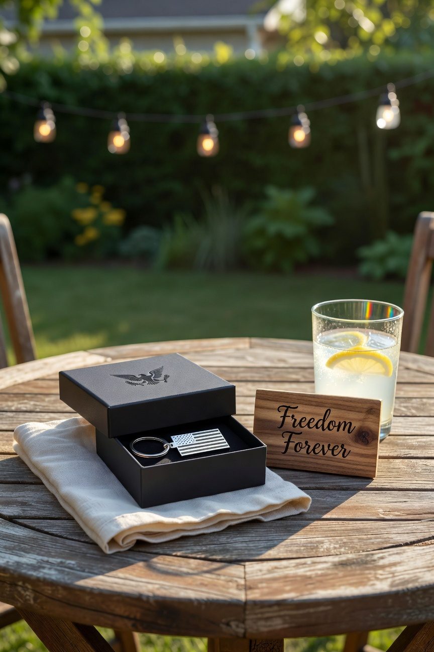 custom engraved tribute flags