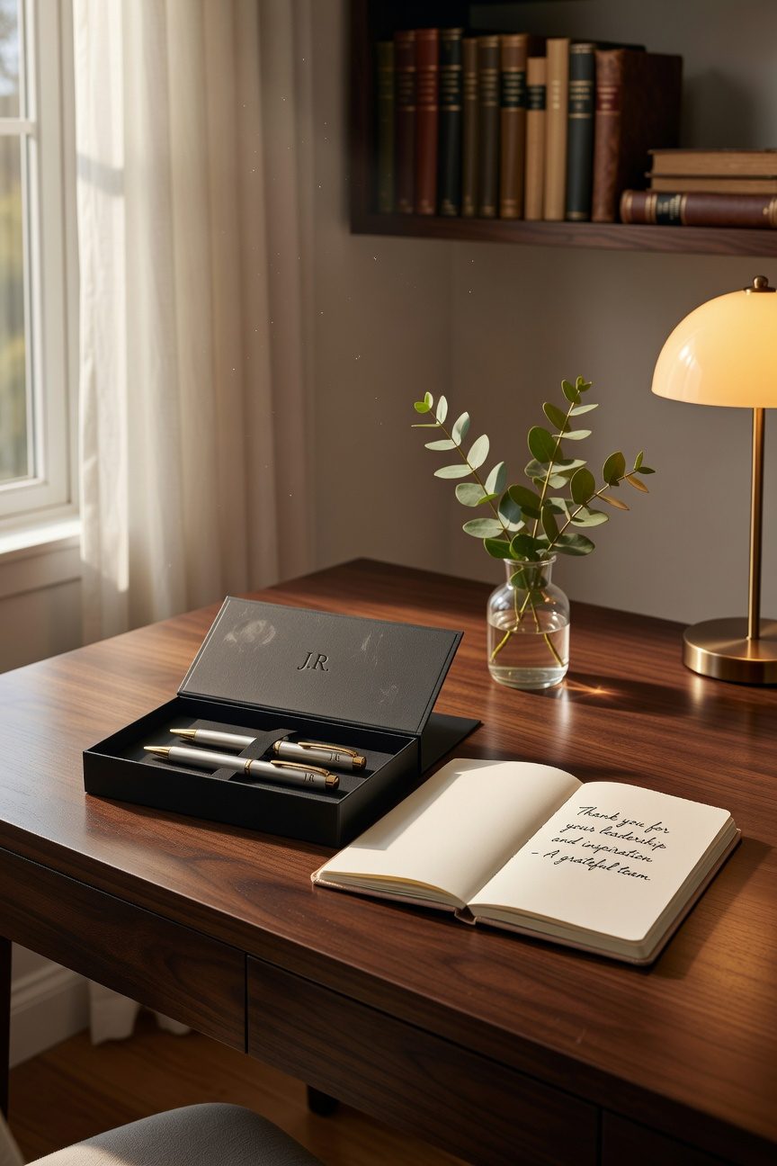 engraved luxury pen set