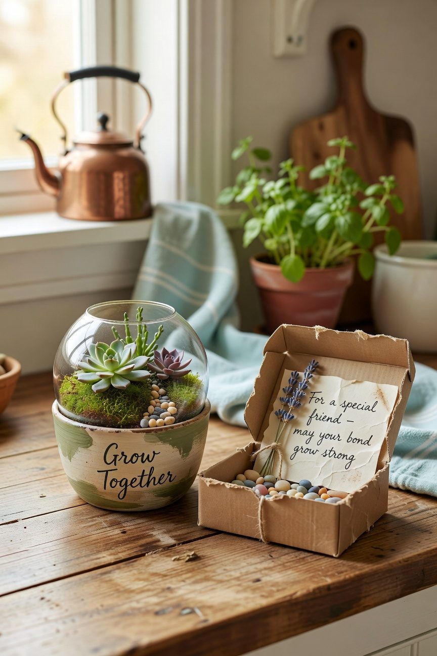 shared growth in glass