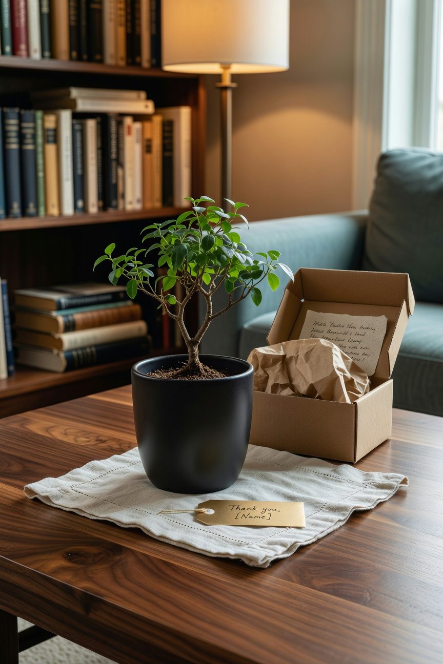 stylish indoor plant gift