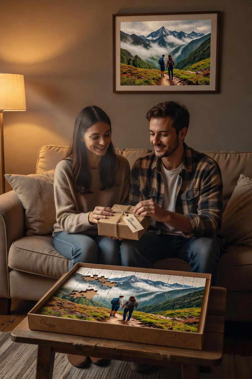 adventure photo puzzle gift