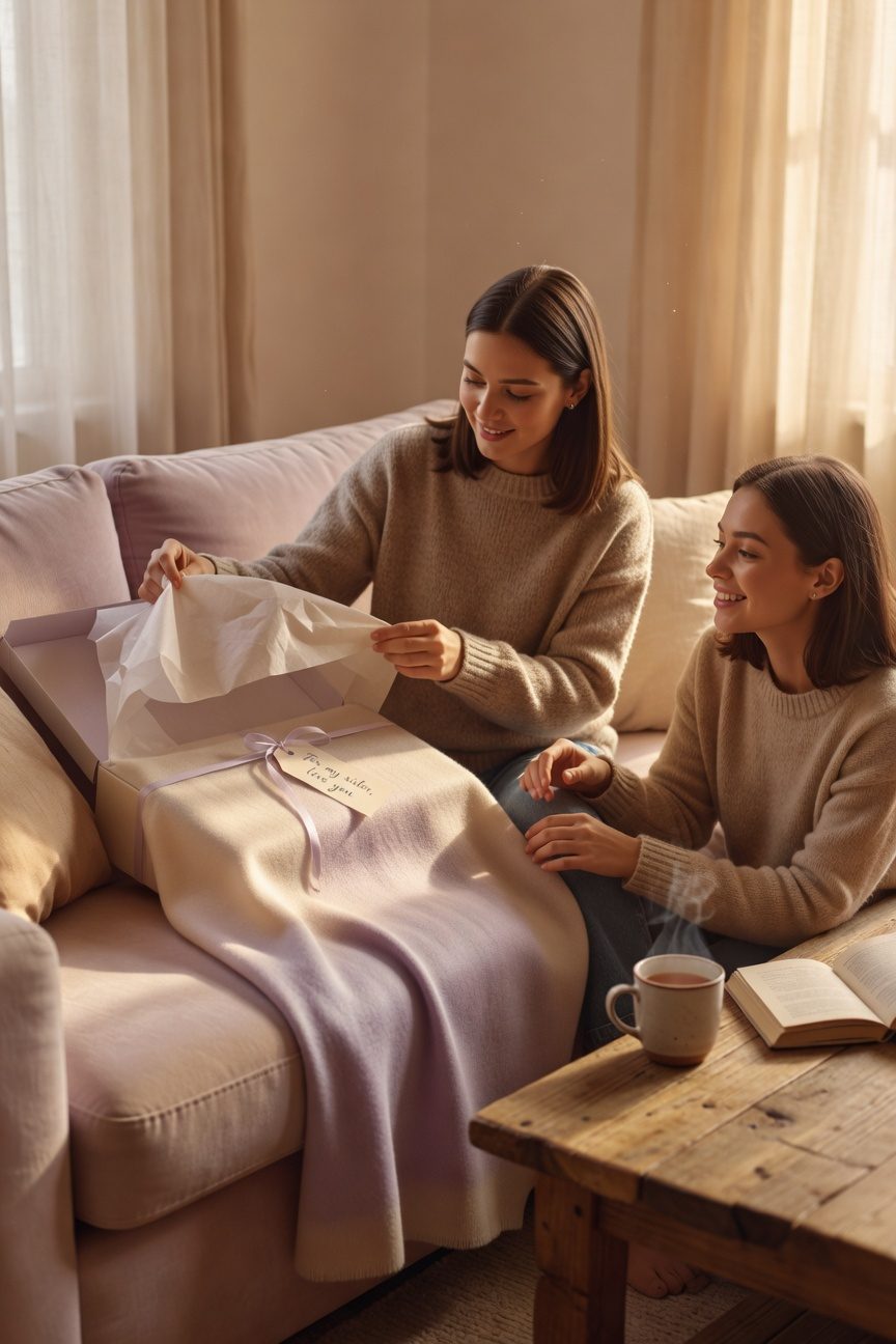 luxurious cozy cashmere gift