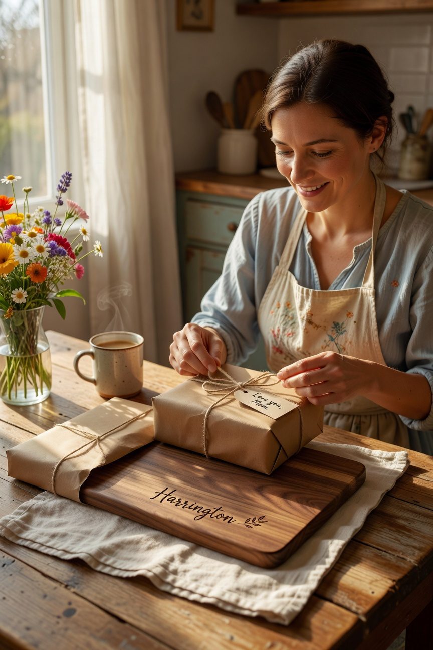 personalized bamboo kitchen tool