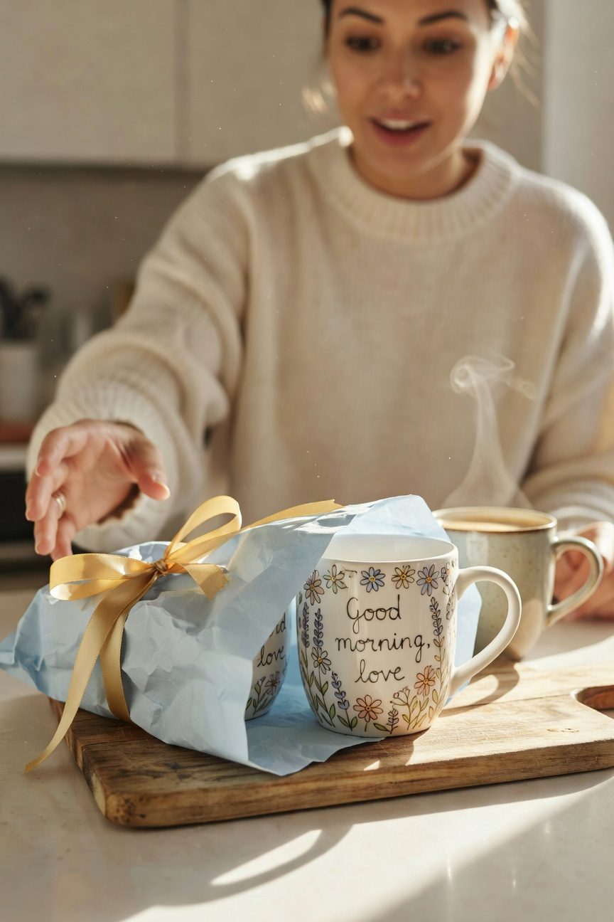 personalized morning mug gift