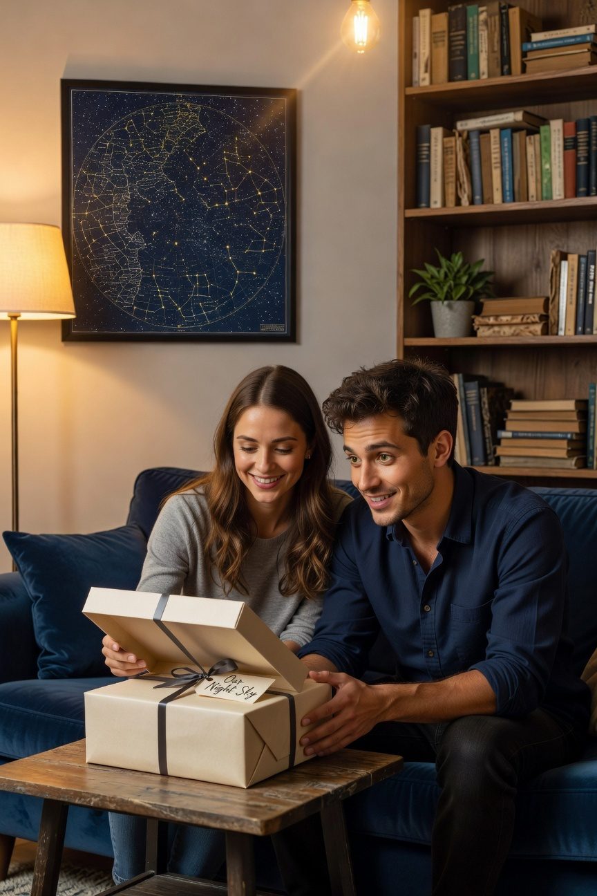 personalized night sky memory