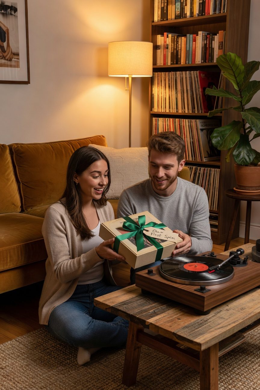 vintage vinyl listening experience