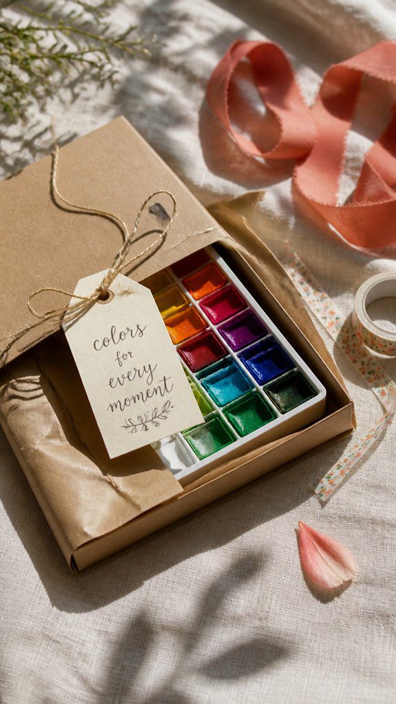 artful vibrant textured wrapping