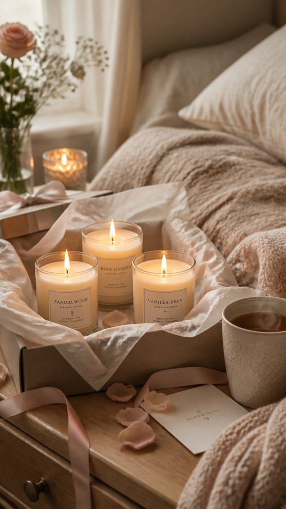 candles fragrances create coziness