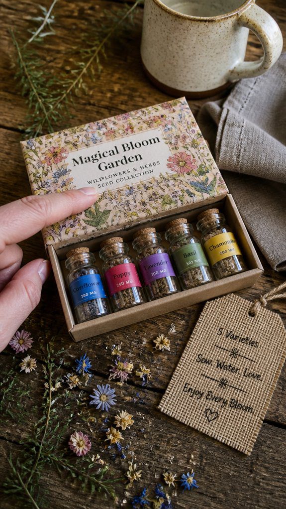 colorful unique gardening kits
