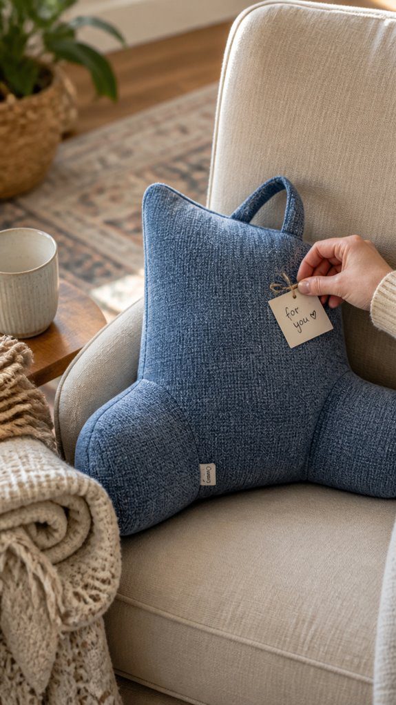 comfort through cushions and textures