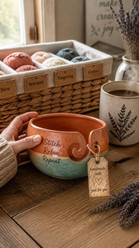 custom yarn bowls organization