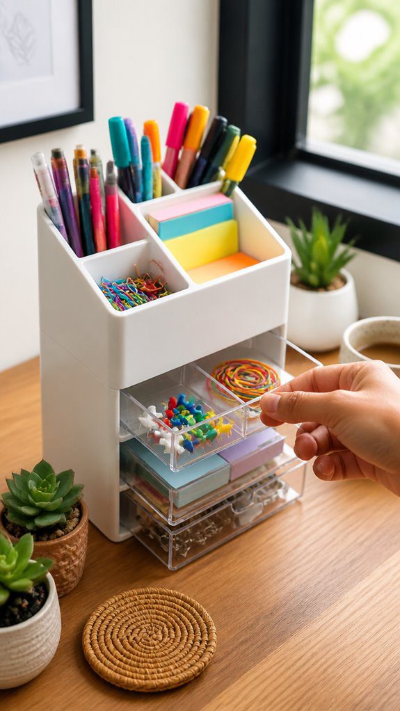 desk organization boosts productivity