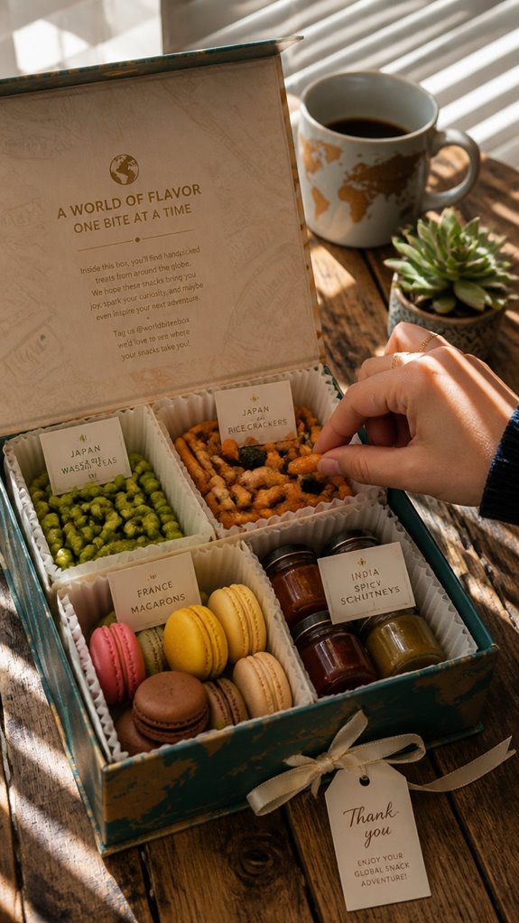 global gourmet snack selections