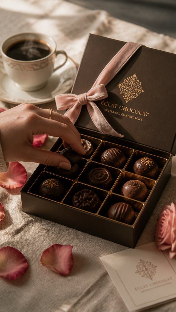 luxurious decadent nostalgic chocolates