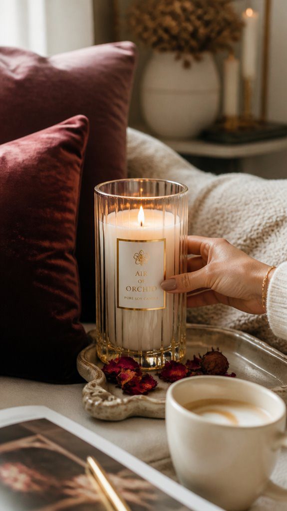 luxury artisanal scented candles