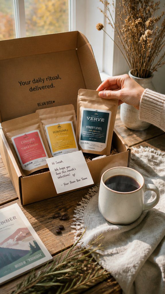 monthly curated coffee surprises