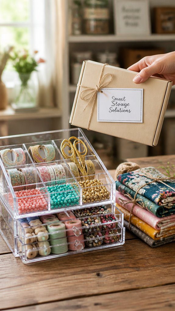 organized craft storage solutions