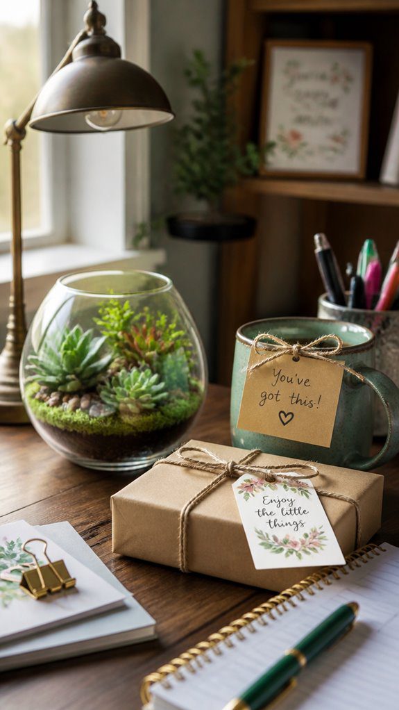 personalized inspirational workspace decor