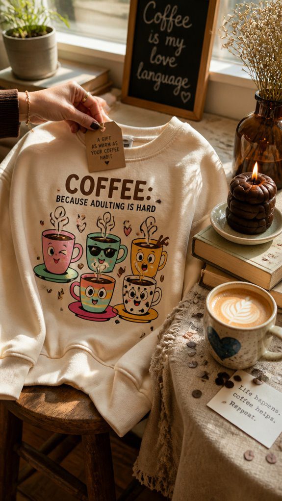 playful coffee apparel accessories