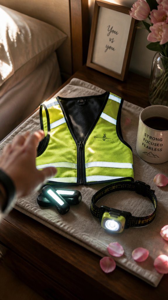 reflective gear enhances nighttime safety